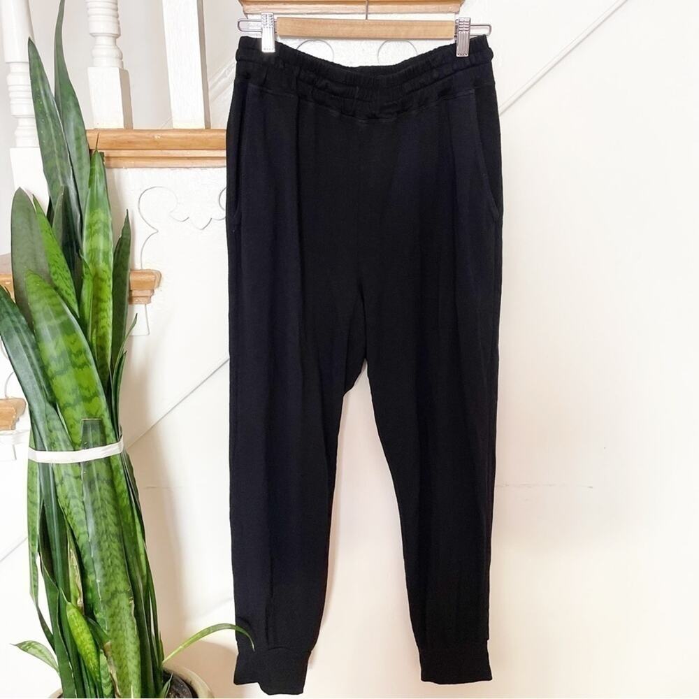 Sundry for Evereve Everyday Pocket Jogger Pants in Black Soft Knit Size 4